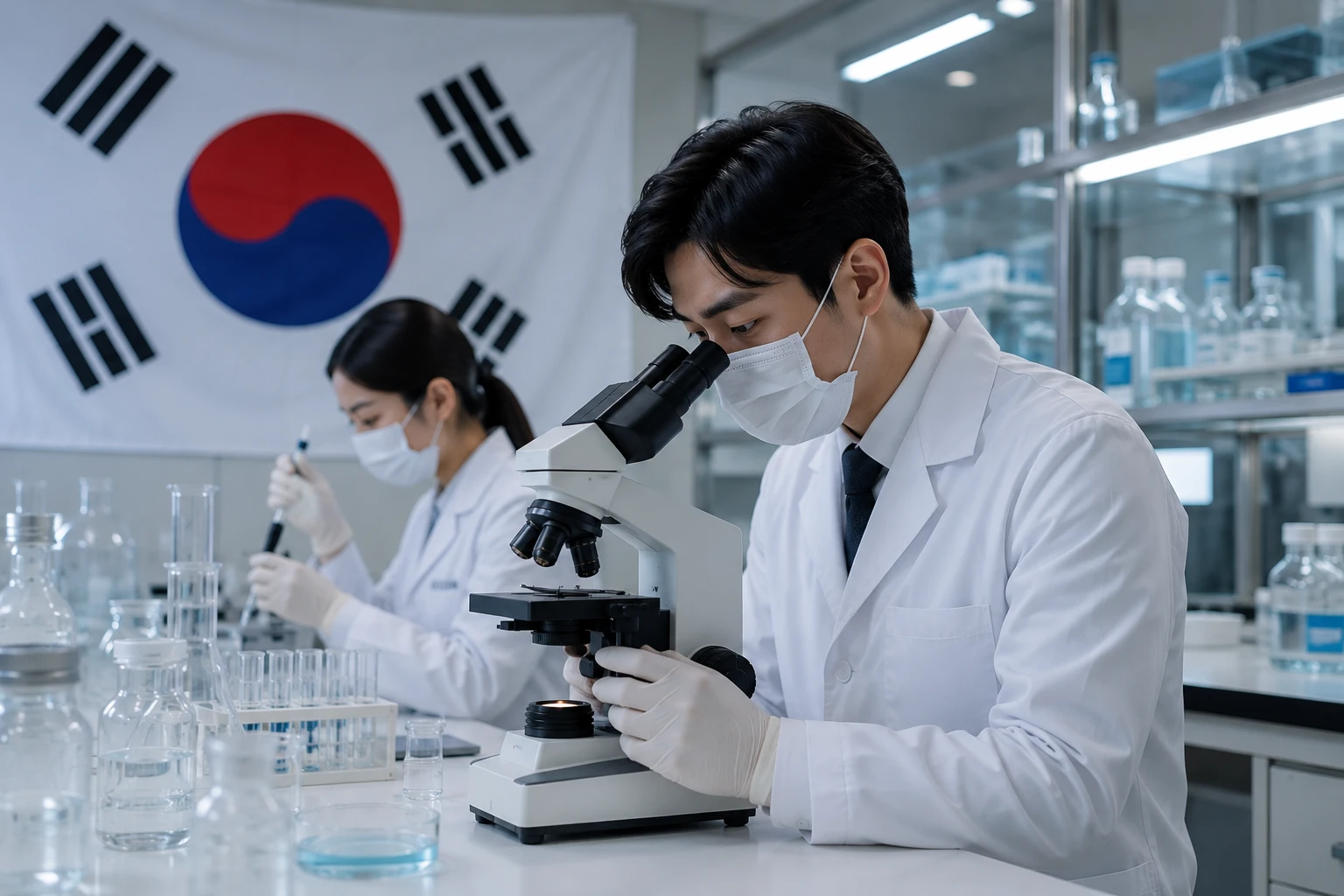 Laboratoire et recherche JeuDérm en Corée